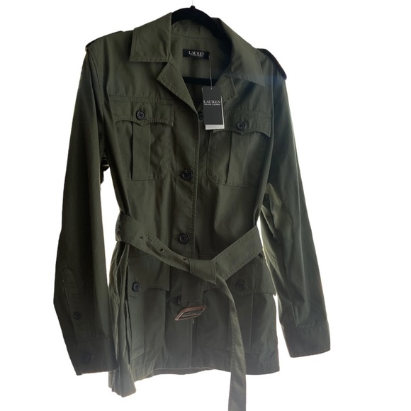 NWT Ralph Lauren Short Belted Trench - Picture 3 of 14